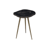 Sterling Side Table With Petrified Wood Top