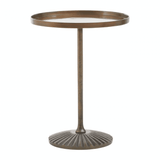 Addison Large Antique Brass Finish Side Table