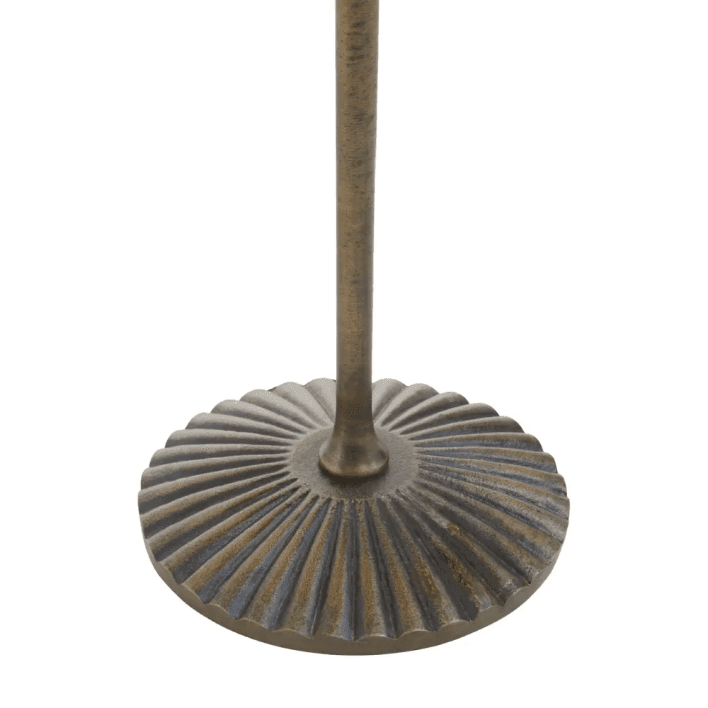 Addison Large Antique Brass Finish Side Table