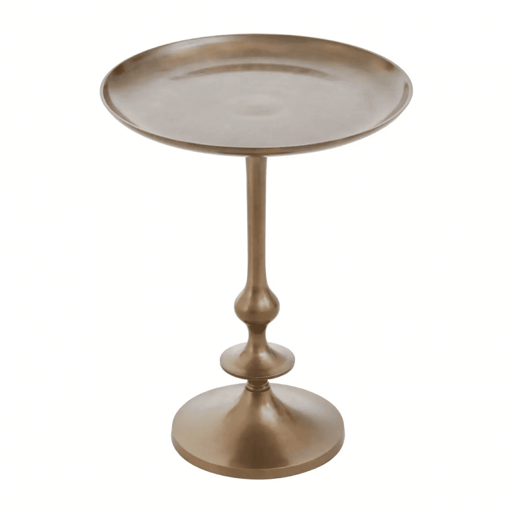 Addison Small Antique Brass Side Table
