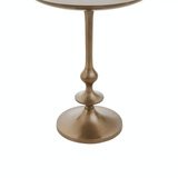 Addison Small Antique Brass Side Table