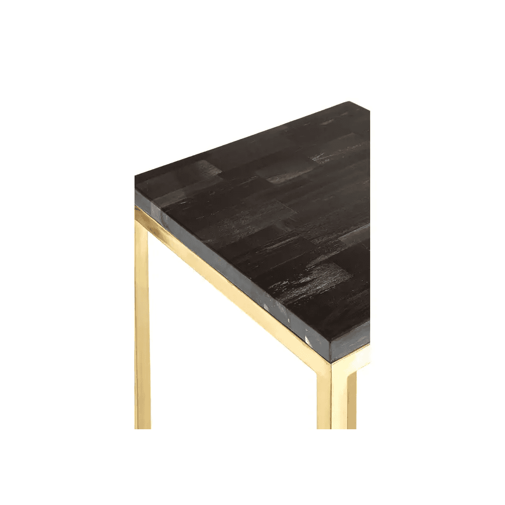 Sterling Dark Petrified Wood Pedestal Table