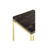 Sterling Dark Petrified Wood Pedestal Table