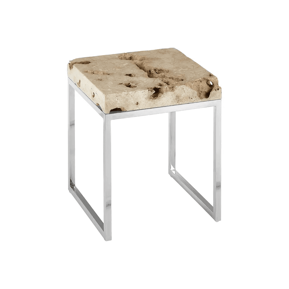 Sterling Cheese Stone Side Table