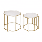 Elsie Set Of 2 Tables With Quatrefoil Top