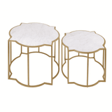 Elsie Set Of 2 Tables With Quatrefoil Top