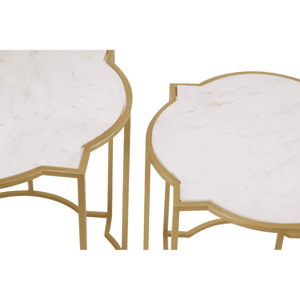 Elsie Set Of 2 Tables With Quatrefoil Top