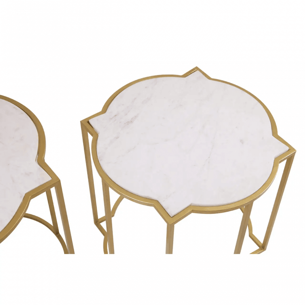Elsie Set Of 2 Tables With Quatrefoil Top