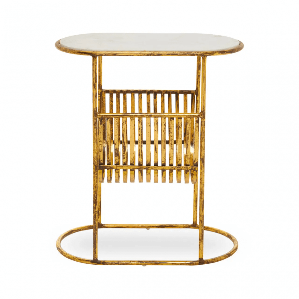 Elsie Table With Magazine Rack