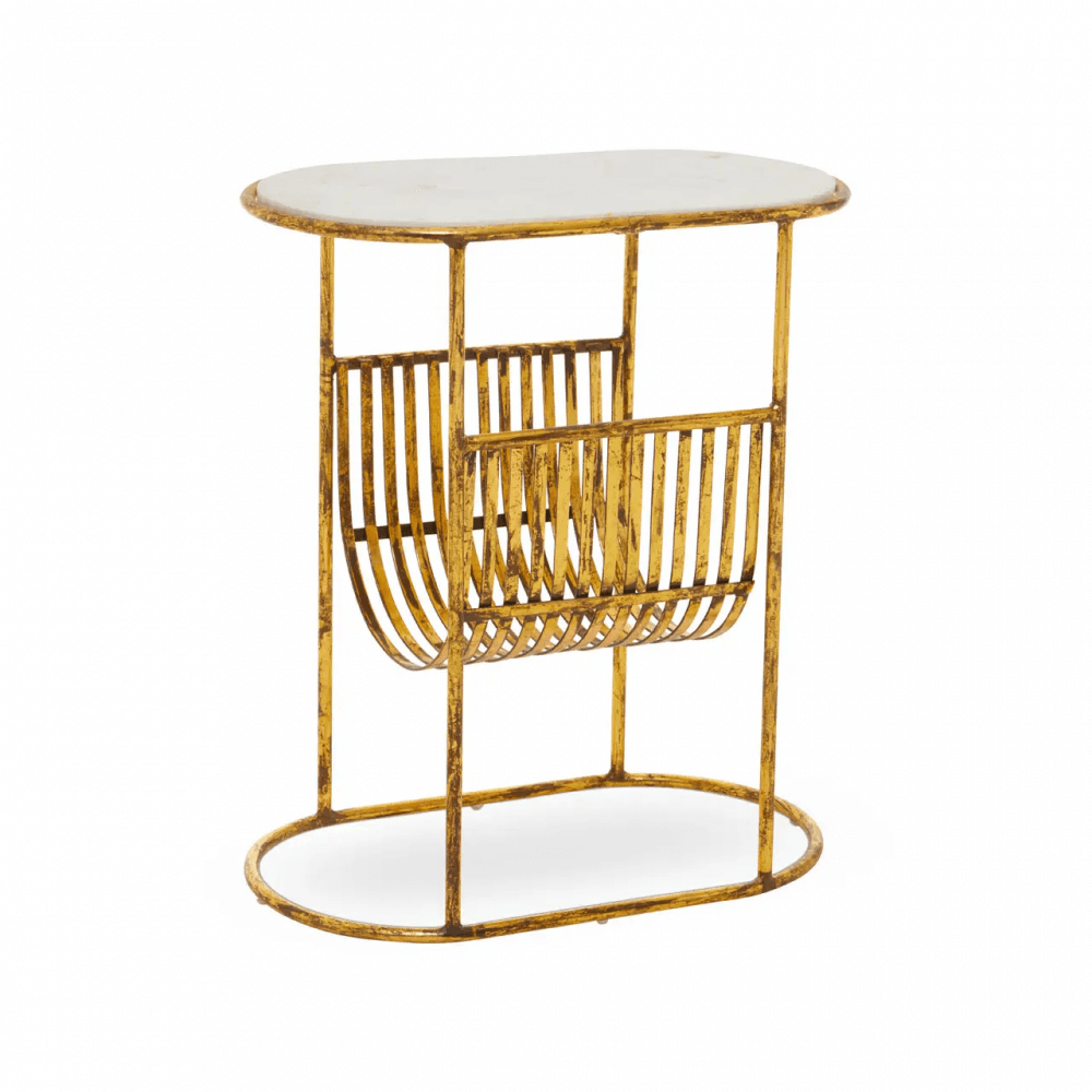 Elsie Table With Magazine Rack
