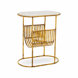 Elsie Table With Magazine Rack