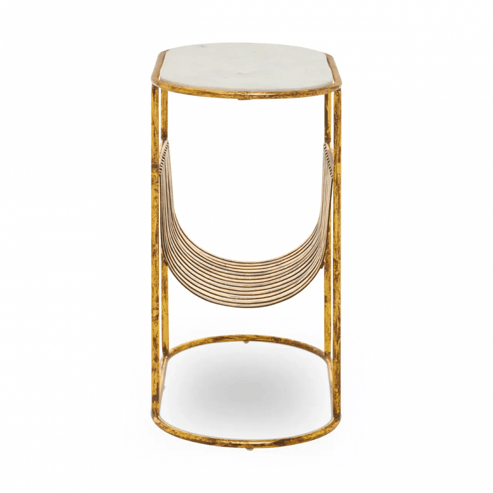 Elsie Table With Magazine Rack