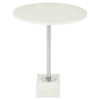 Elsie White Marble Side Table