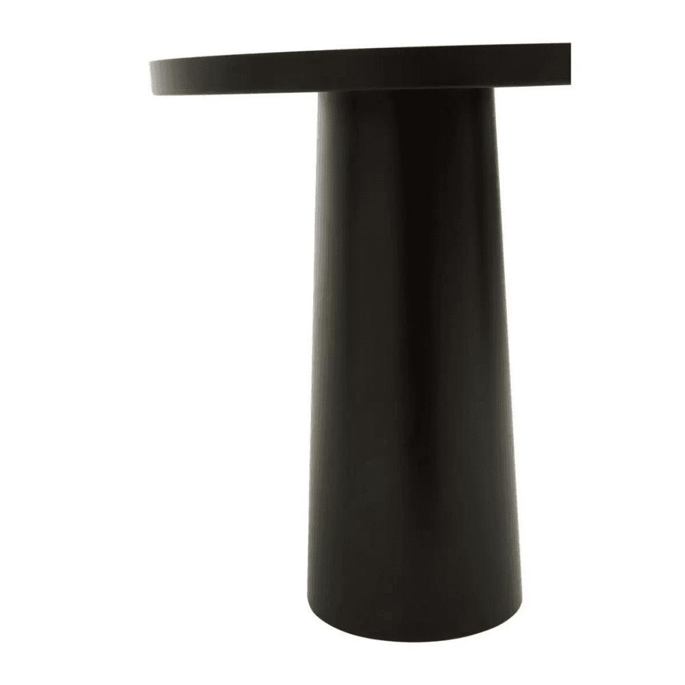 Kensington Black And White Ombre Side Table