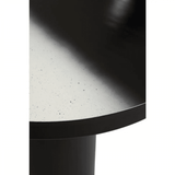 Kensington Black And White Ombre Side Table