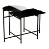 Kensington Two Tier Black And White Ombre Side Table