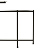 Kensington Two Tier Black And White Ombre Side Table