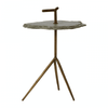 Kensington Grey Stone Top Side Table