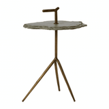 Kensington Grey Stone Top Side Table