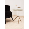 Kensington Grey Stone Top Side Table