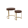 Alpine Walnut Wood Nesting Tables