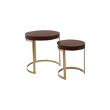Alpine Walnut Wood Nesting Tables
