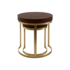 Alpine Walnut Wood Nesting Tables