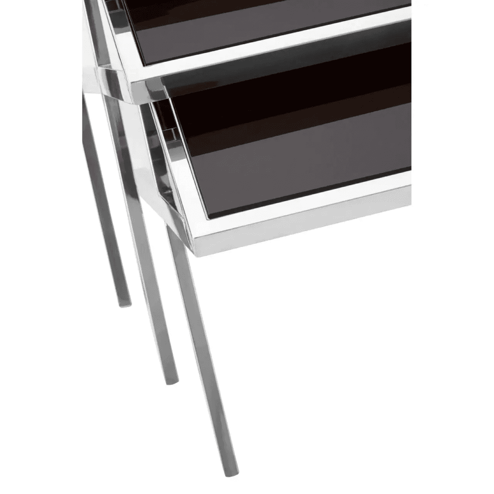 Hadley Chrome Nesting Tables