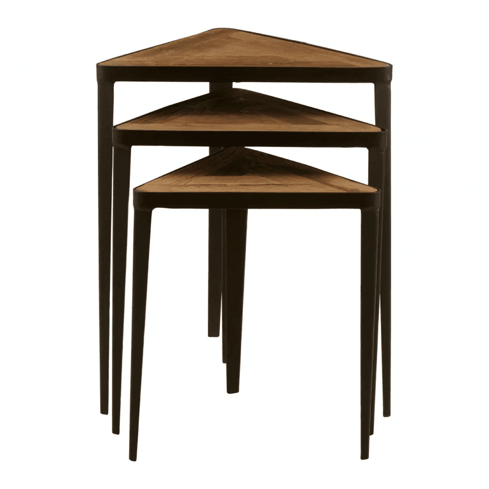 Elmont Set of Three Triangular Tables