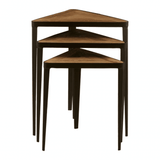 Elmont Set of Three Triangular Tables