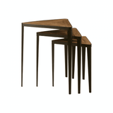 Elmont Set of Three Triangular Tables