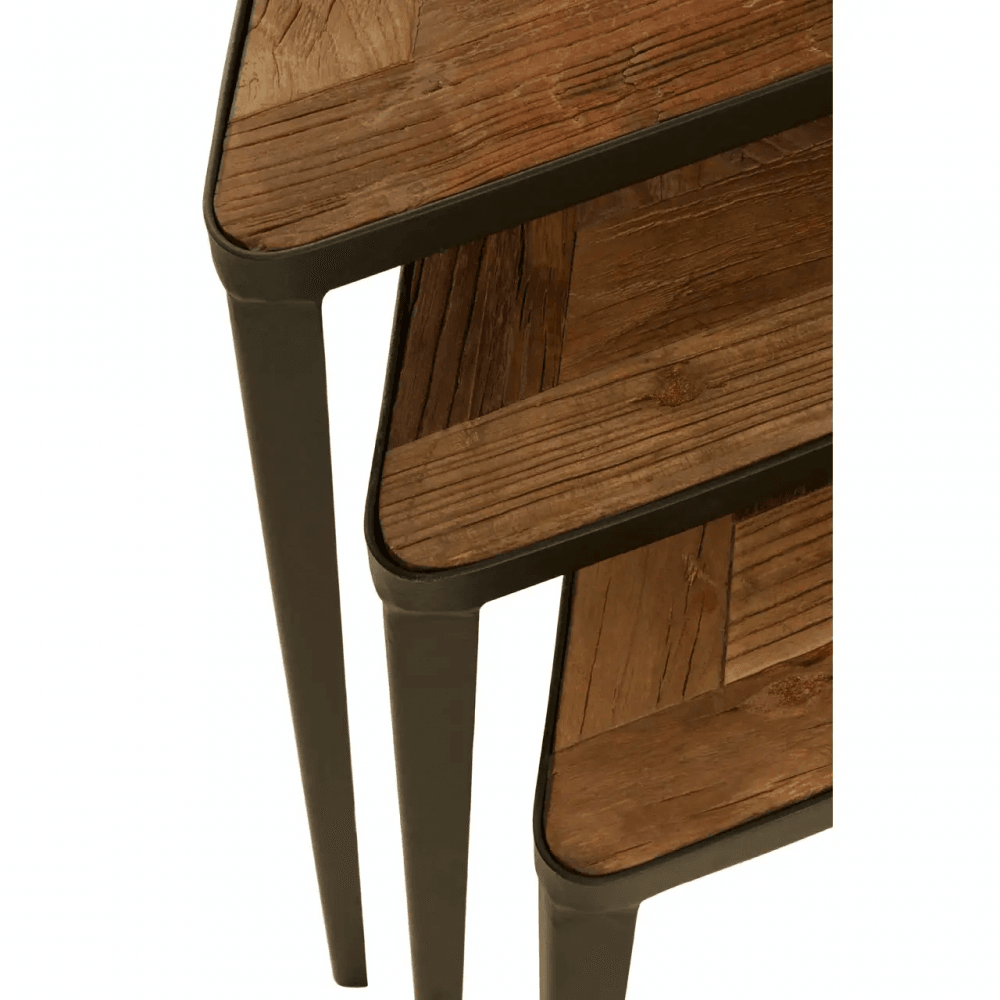 Elmont Set of Three Triangular Tables