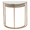 Aurelia Nest Of 2 White Marble Side Tables