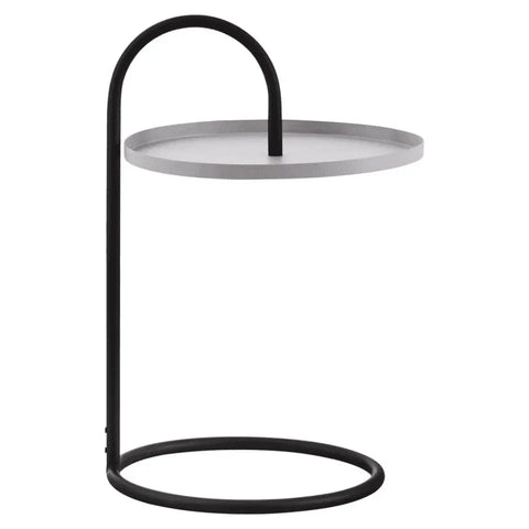 Orion Grey &amp; Black Hanging Top Side Table