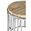 Sterling Onyx Stone Side Table