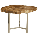 Sterling Small Petrified Wood Side Table