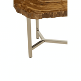 Sterling Small Petrified Wood Side Table