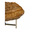 Sterling Small Petrified Wood Side Table
