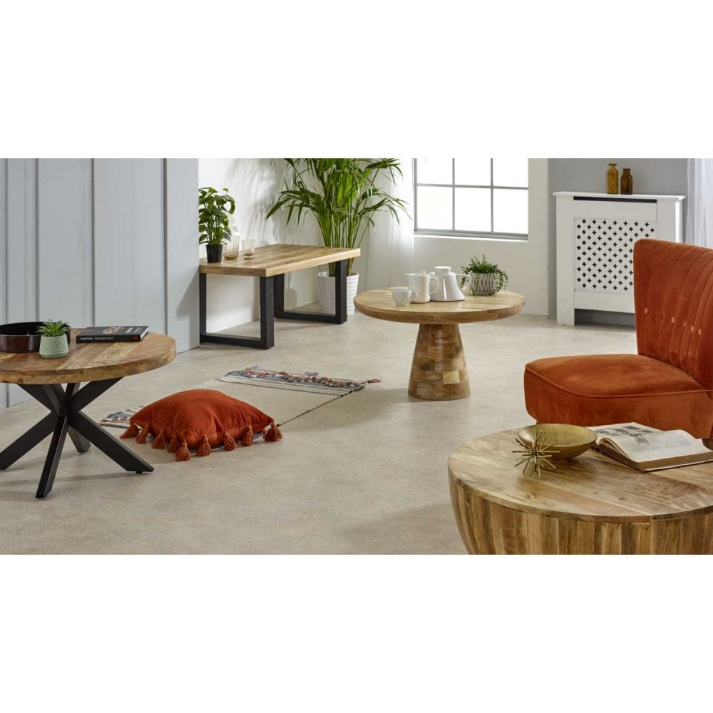 Surrey Solid Wood & Metal Coffee Table