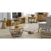 Surrey Solid Wood Coffee Table With Metal Legs