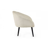 Amari Boucle Accent Chair - Ivory