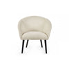 Amari Boucle Accent Chair - Ivory
