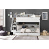 Camelot Staircase Bunk All White