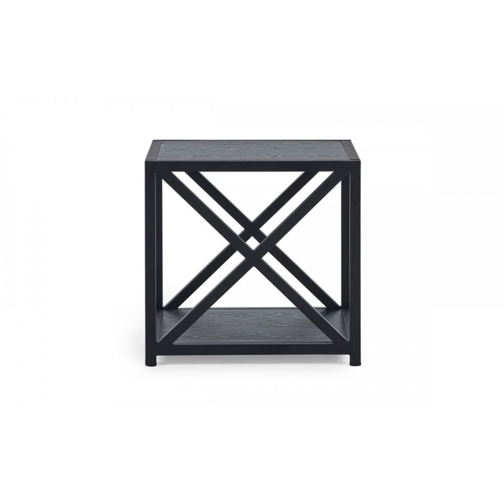Lima Lamp Table - Black Ash