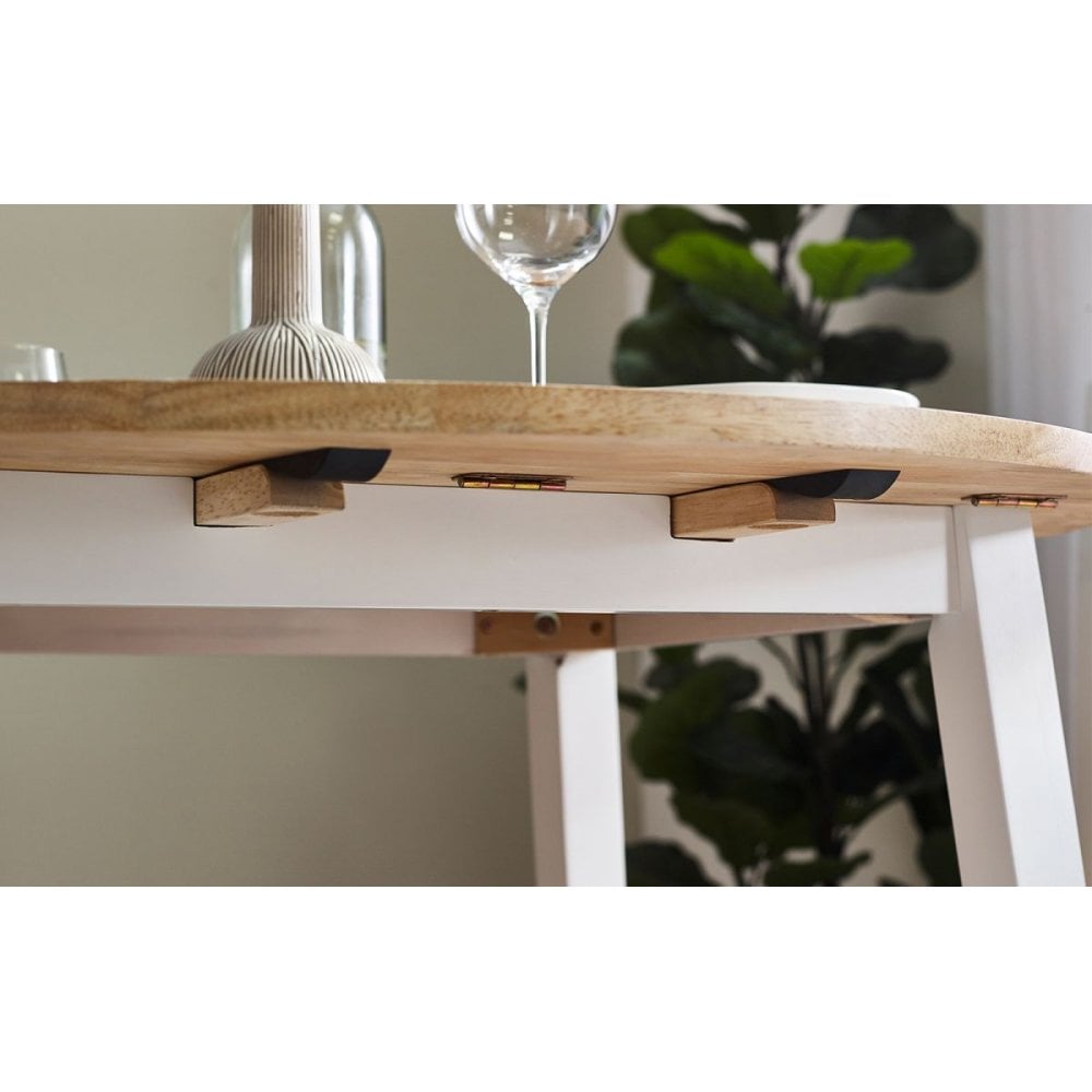 Linwood Round Drop Leaf Table - Natural Top