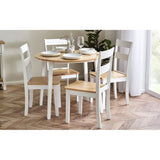 Linwood Round Drop Leaf Table - Natural Top