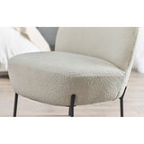 Lulu Boucle Accent Chair - Ivory