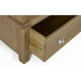 Memphis Limed Oak 2 Door 1 Drawer Wardrobe