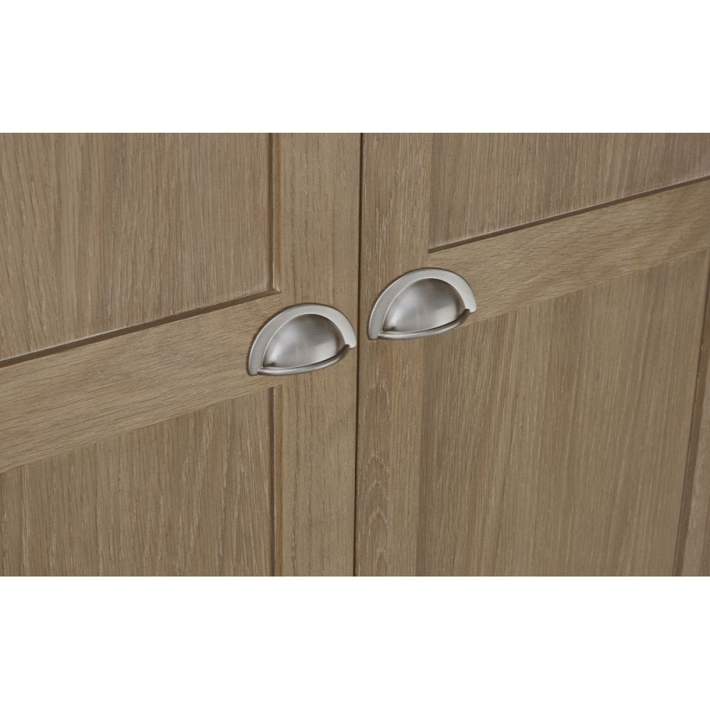 Memphis Limed Oak 2 Door 1 Drawer Wardrobe