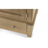 Memphis Limed Oak 2 Door 1 Drawer Wardrobe